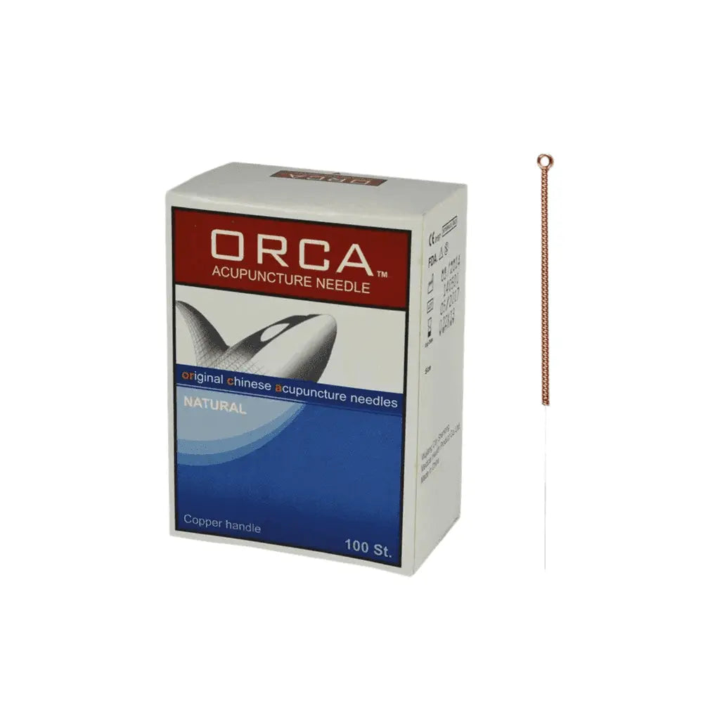 Orca Acupuncture Needles with Copper Handle and Guide Tube Orca