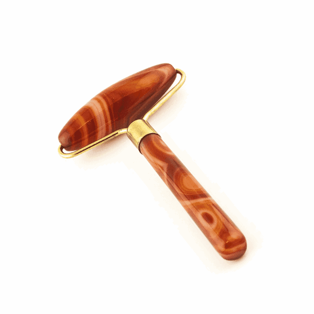 Gua Sha Agate Facial Roller The Acupuncture Supply Co