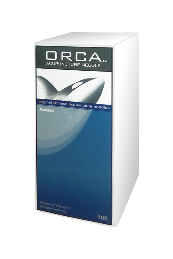 Orca Acupuncture Needles with Guide Tube | Silver-Plated Handle