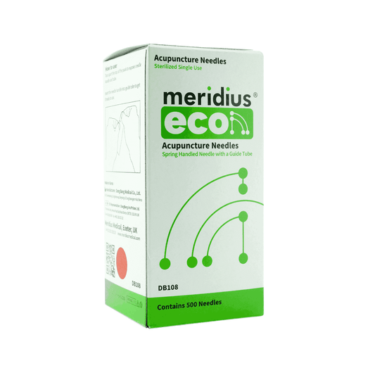 Meridius ECO Needle (500 Box) SHORTDATED EXP 06/21 The Acupuncture Supply Co